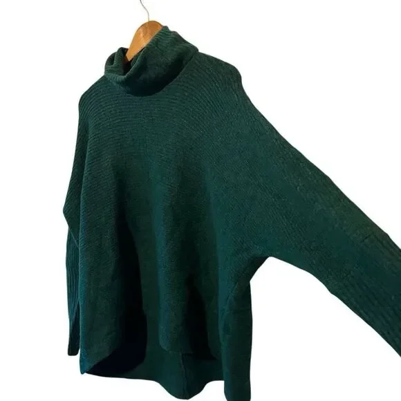 Vince Camuto Turtleneck Green knit sweater size large - Picture 5 of 7